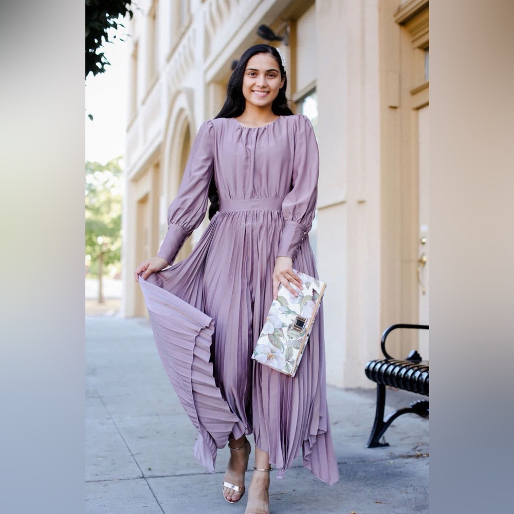 Dainty Jewells Amethyst Elegance Dress Midi Dress Size S